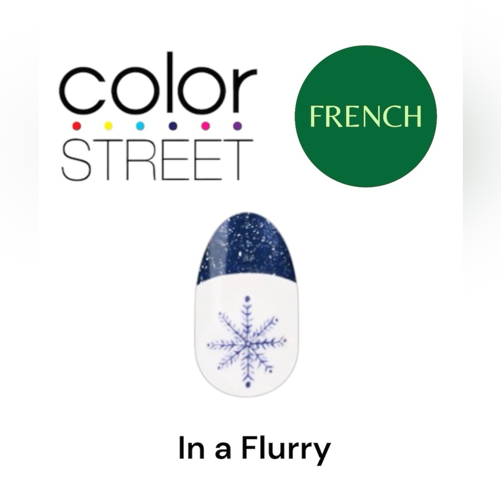 3 FOR $35: COLOR STREET Nail Strips - In a Flurry